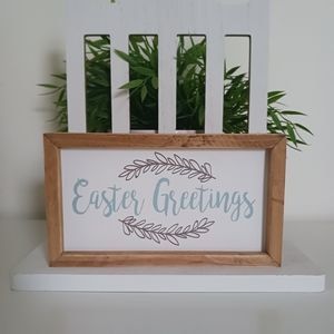 Easter Greetings Sign
